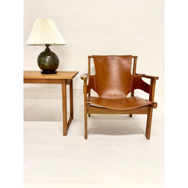 Brown Trienna Lounge Chair by Carl-Axel Acking for Nordiska Kompaniet, 1950s For Sale - Image 8 of 14