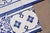1920s Antique Art Deco Portuguese Blue & White Border Tiles Set of 7 For Sale - Image 6 of 11