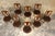 Art Deco 1930s French Art Deco Walnut Dining Chairs With Leather Seats, Set of 8 For Sale - Image 3 of 18