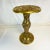 1950s Vintage Italian Hollywood Regency Brass Filagree Drinks Table or Plant Stand. For Sale - Image 4 of 11