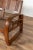 Teak Wood Settee from Madura with Folding Back, Looping Arms and Cane Seat For Sale - Image 10 of 13