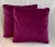 These are decorative Italian pillows in a designer quality soft velvet Beautiful Boysenberry heavyweight velvet. The...
