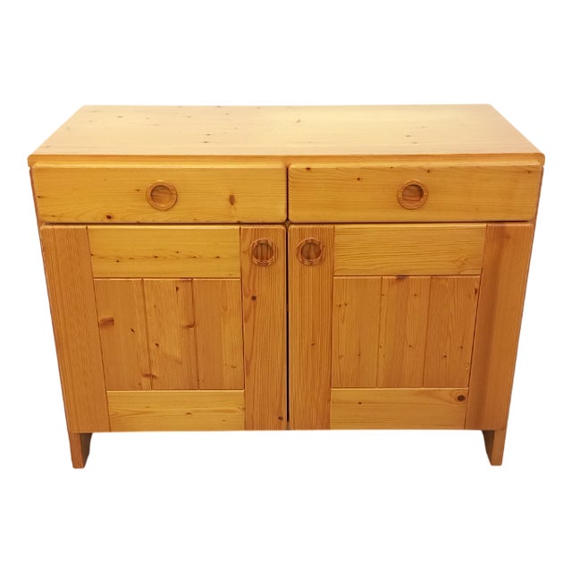 Vintage Pine Buffet by Charlotte Perriand for Les Arcs, 1960s For Sale