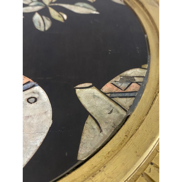 Vintage Gilded Bronze Plant Stands With Inlay C.1940 - a Pair For Sale - Image 10 of 13