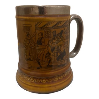 Vintage Lord Nelson Pottery Beer Mug - Handcrafted England Tavern Scene Tankard For Sale