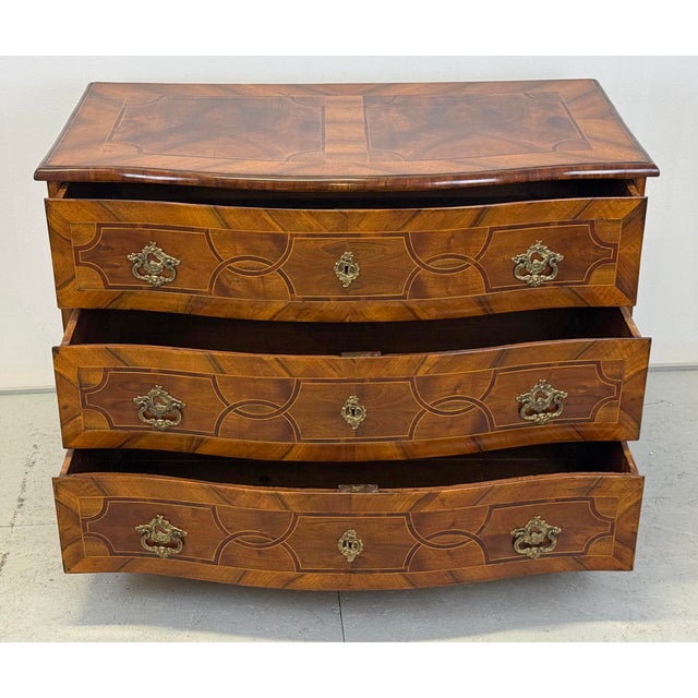 Antique Baroque Chest of Drawers with Inlays, 1790s For Sale - Image 6 of 18