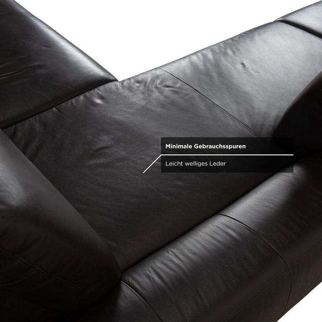 Loop Corner Sofa in Dark Brown Leather from Willi Schillig For Sale - Image 10 of 16