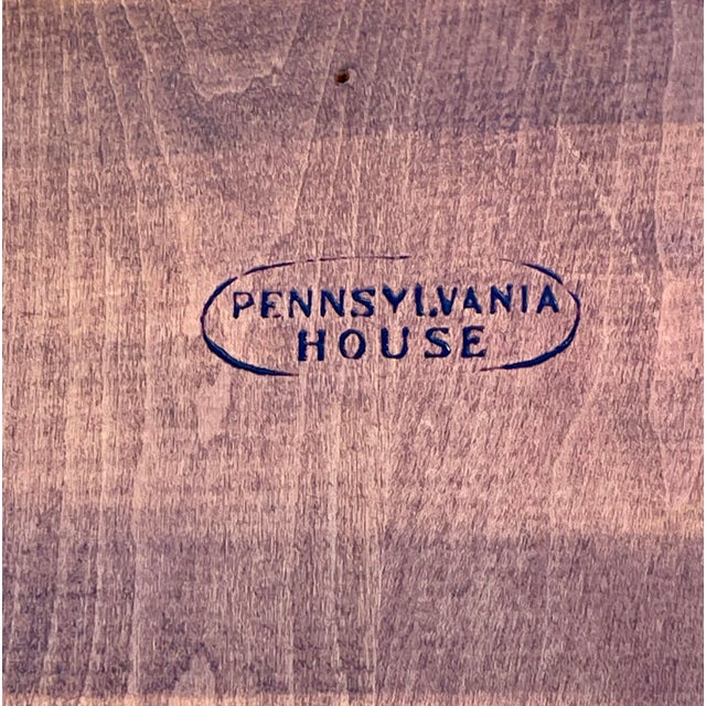 Pennsylvania House Colonial Cattail Back Maple Dining Chairs- Set of 6 For Sale - Image 10 of 12