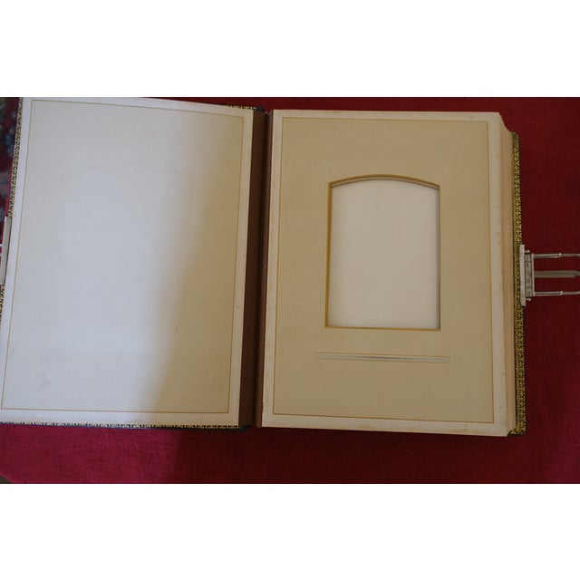 Vintage Leather Album, 1920s For Sale - Image 3 of 8