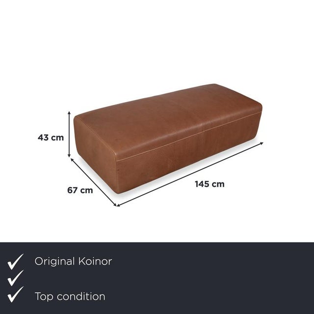 with the Koinor Norton ottoman, you're bringing a true all-rounder into your living room, distinguished by its clean,...