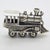 Vintage Italian Handmade Genuine Sterling Silver 925 Locomotive Train Figurine, 1970s For Sale - Image 13 of 13