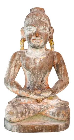 Hill Tribe Antique Padmasana Buddha