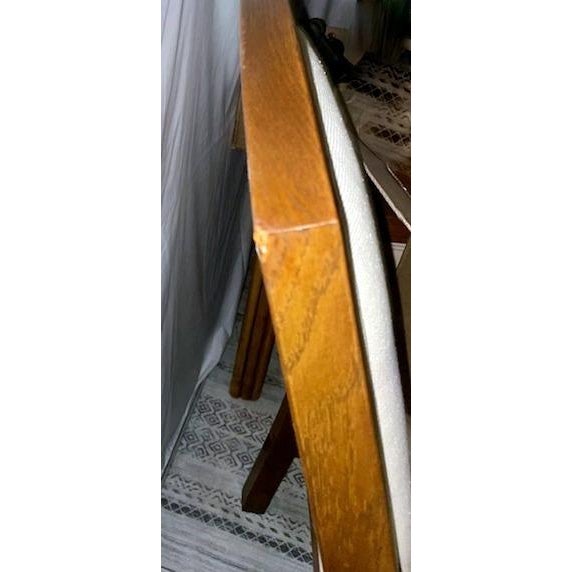 Brown Late 20th Century Pair of Stickley Quarter-Sawn Oak Upholstered Armchairs For Sale - Image 8 of 8