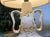 White Ceramic Lamp with Lampshade, 1970s For Sale - Image 9 of 17