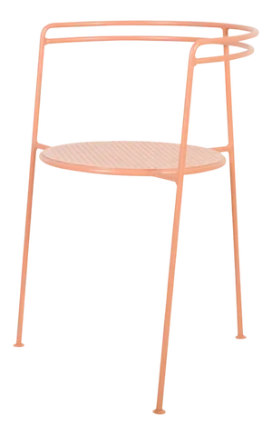 Dusty Peach Point Chair by OK Design