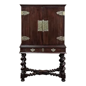 19th Century Dutch Raised Cabinet in the Chinoiserie Style