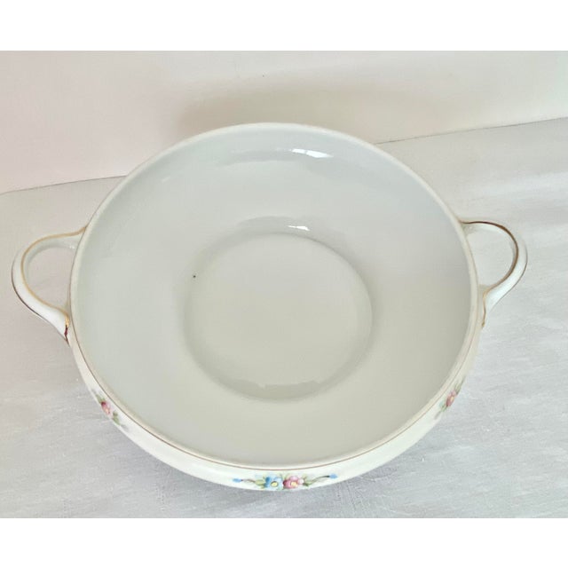 Vintage Noritake Nippon "The Sedan" Hand-Painted Round Covered Vegetable Nippon Hand Painted M Wreath For Sale - Image 11 of 17