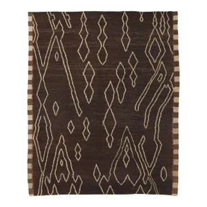 Modern Vintage Moroccan Style Rug - 09'02 X 11'02