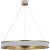 Connery 40" Ring Chandelier in Matte White and Antique-Burnished Brass Designer: Chapman & Myers Fixture Height: 4.5"...