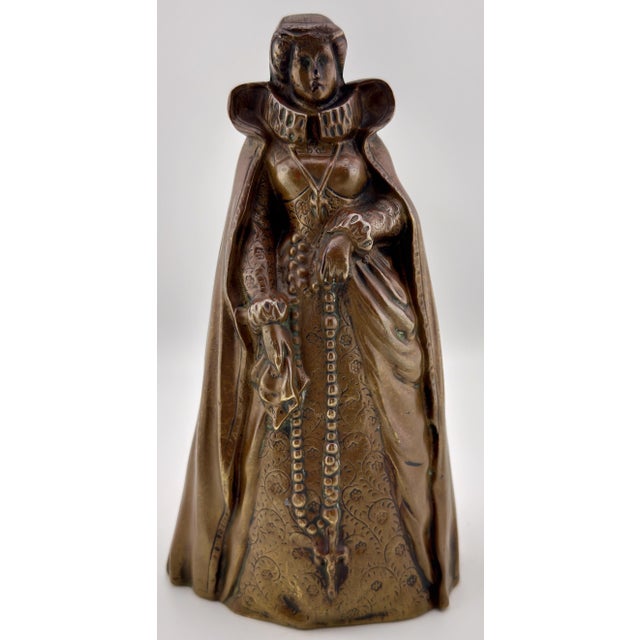 Virtue Above, Mischief Below: Gothic Revival Bronze Figural Bell Leg Clappers For Sale In West Palm - Image 6 of 10