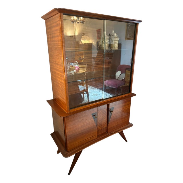 Italian Modernist Display Cabinet by Paolo Buffa, 1950s For Sale