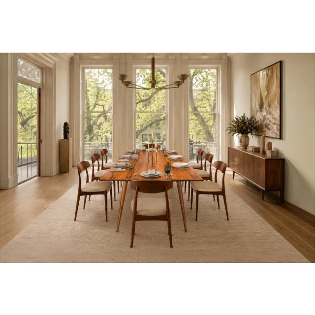 Cinnamon Brazilian Modern Extendable Dining Table in Caviúna by Ernesto Hauner for Mobilinea, 1950s For Sale - Image 8 of 18