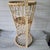Boho Chic 1990s Handcrafted Boho Rattan Wicker Floor Plant Stand For Sale - Image 3 of 10
