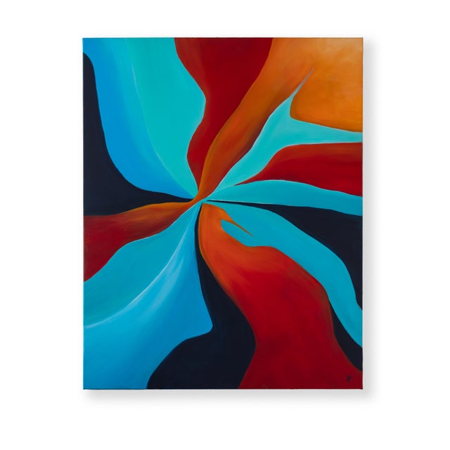 The painting Envisioned is a visual exploration of dynamism, contrast, and the search for inner balance. The work...
