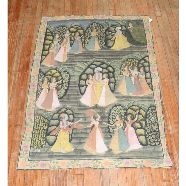 19th Century Indonesian Batik Textile - 3'7" x 5'8" For Sale - Image 14 of 18