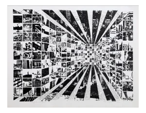 "New York, New York", 1972, Silkscreen by Roy Ahlgren