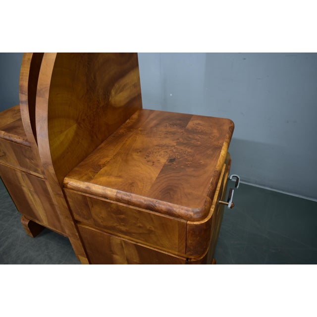 Art Deco Bedside Tables, Czechoslovakia, 1934s, Set of 2 For Sale - Image 14 of 18