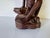 Vintage Hand-Carved Wood African Man Sculpture For Sale - Image 4 of 12