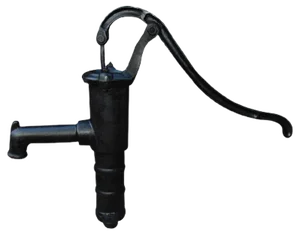 Industrial Cast Iron Water Pump, 1940s