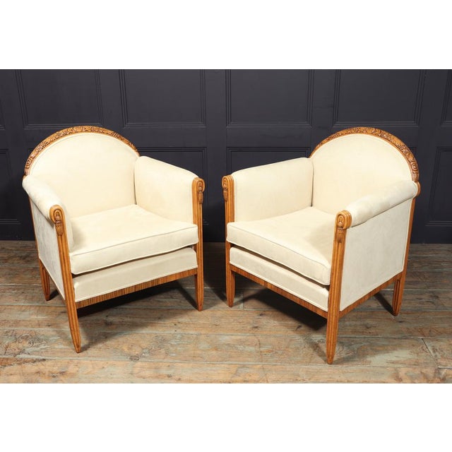 Set of French Art Deco Armchairs by Paul Follot, 1925 For Sale - Image 6 of 18