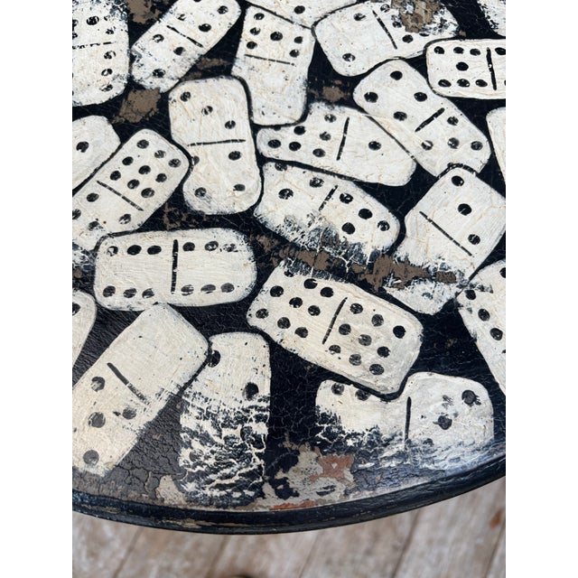 Guildmaster Trompe l'Oeil Table Dominoes Design For Sale - Image 9 of 10