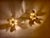 Mid-Century Organically-Shaped Brass Wall or Ceiling Lights, 1970s, Set of 2 For Sale - Image 5 of 12