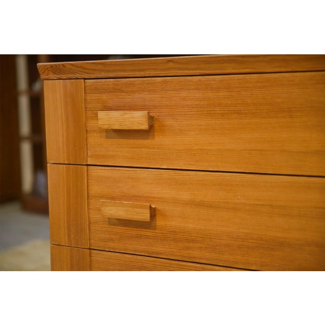 Pine Veneer Chest of Drawers, 1980s For Sale - Image 6 of 10