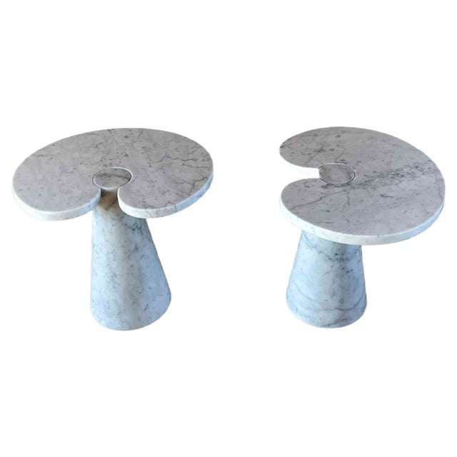 Marble Eros Coffee Tables by Angelo Mangiarotti for Skipper, 1972, Set of 2 For Sale