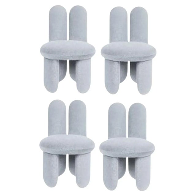 Copper Gentle 113 Glazy Chairs by Royal Stranger, Set of 4 For Sale - Image 8 of 8