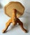 Brown Handmade Elegant Wooden Plant Stand - Vintage For Sale - Image 8 of 10