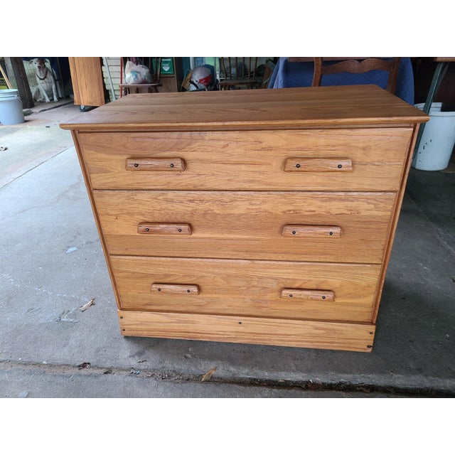 Vintage Rustic A Brandt Ranch Oak Chest Chairish