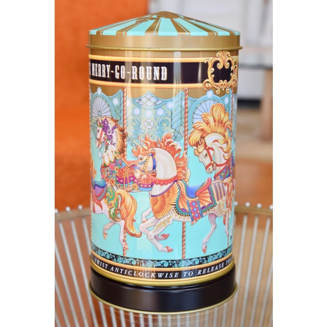 2010s Fortnum & Mason's Merry-Go-Round Musical Tin For Sale - Image 5 of 7