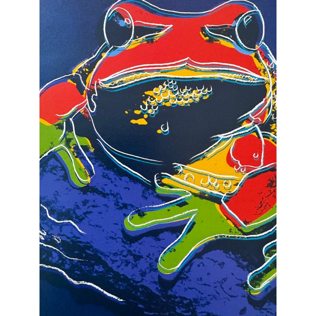 1989 Andy Warhol Estate rare Pine Barrens Tree Frog. This 1989 offset lithograph print Pine Barrens Tree Frog 1983 from...