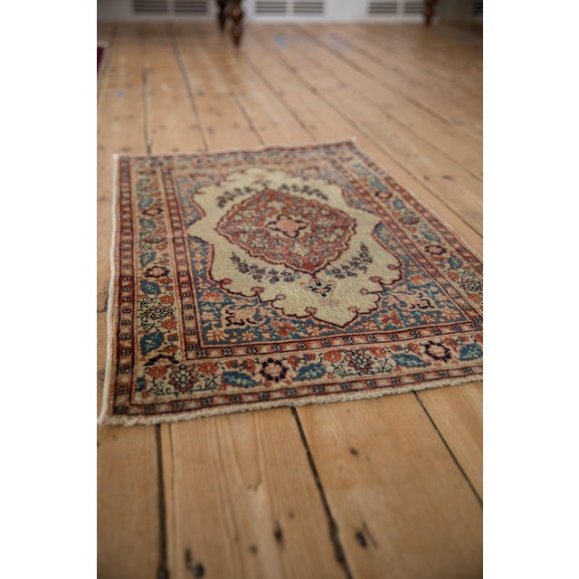 Antique Tabriz Rug Mat - 1'11" x 2'11" For Sale In New York - Image 6 of 10