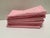 Textile Vintage Soft Pink Cotton Napkins- Set of Twelve For Sale - Image 7 of 9