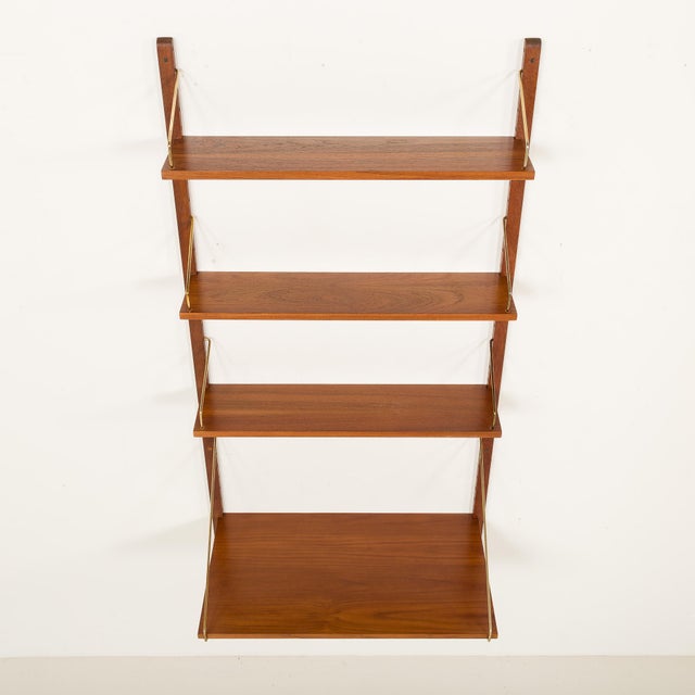 1960s Vintage Home Office Shelving Unit by Poul Cadovius for Cado, 1960s For Sale - Image 5 of 11