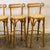 approximately 100 cm high x 37 cm wide x 40 cm deep x 70 cm seat height A beautiful set of four vintage Italian bar stools...