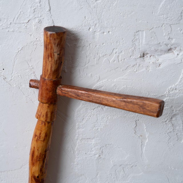 Brown Vernon Edwards Walking Stick, 1980s For Sale - Image 8 of 9