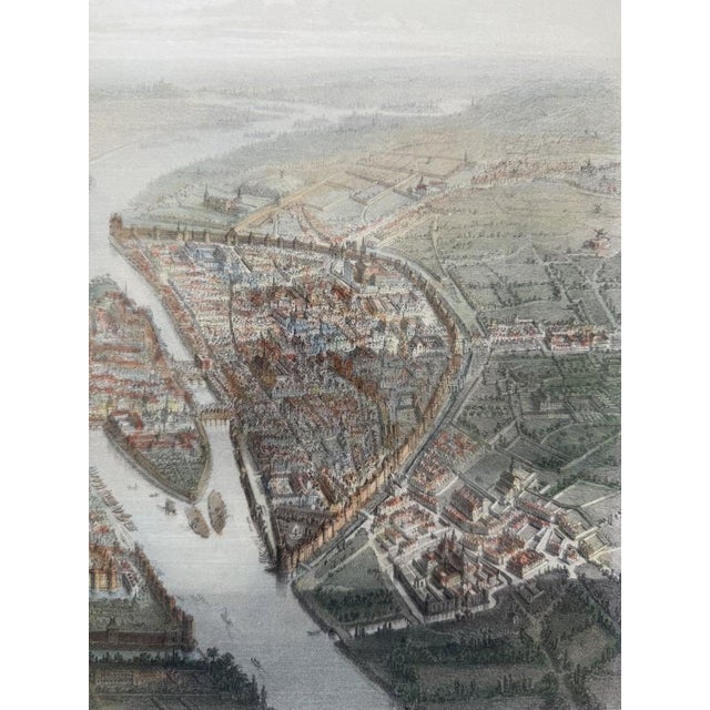 19th Century 19th Century Félix Benoist Lithograph "Paris Under Francis I" For Sale - Image 5 of 12