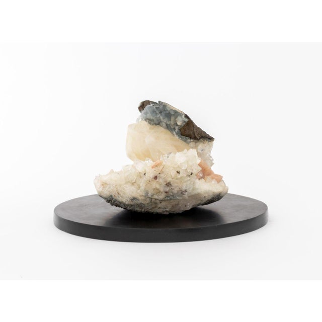 Celestite, Calcite, and Quartz Crystal Specimen For Sale - Image 10 of 14